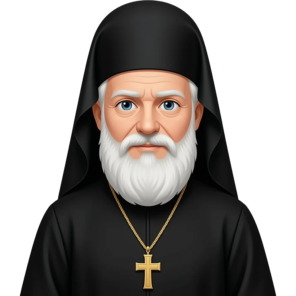 The Christian Orthodox Patriarch in black clothes emoji