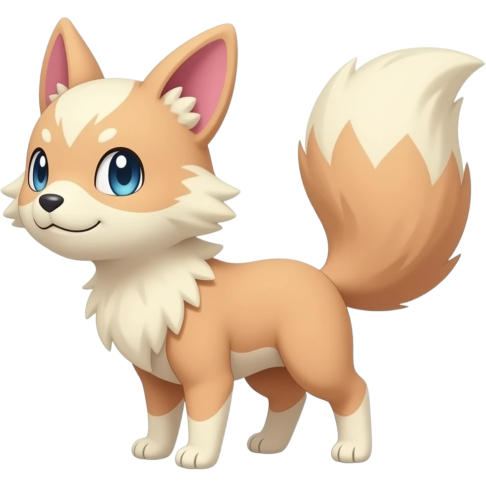 Meowstic-Minccino-Furret-hybrid emoji