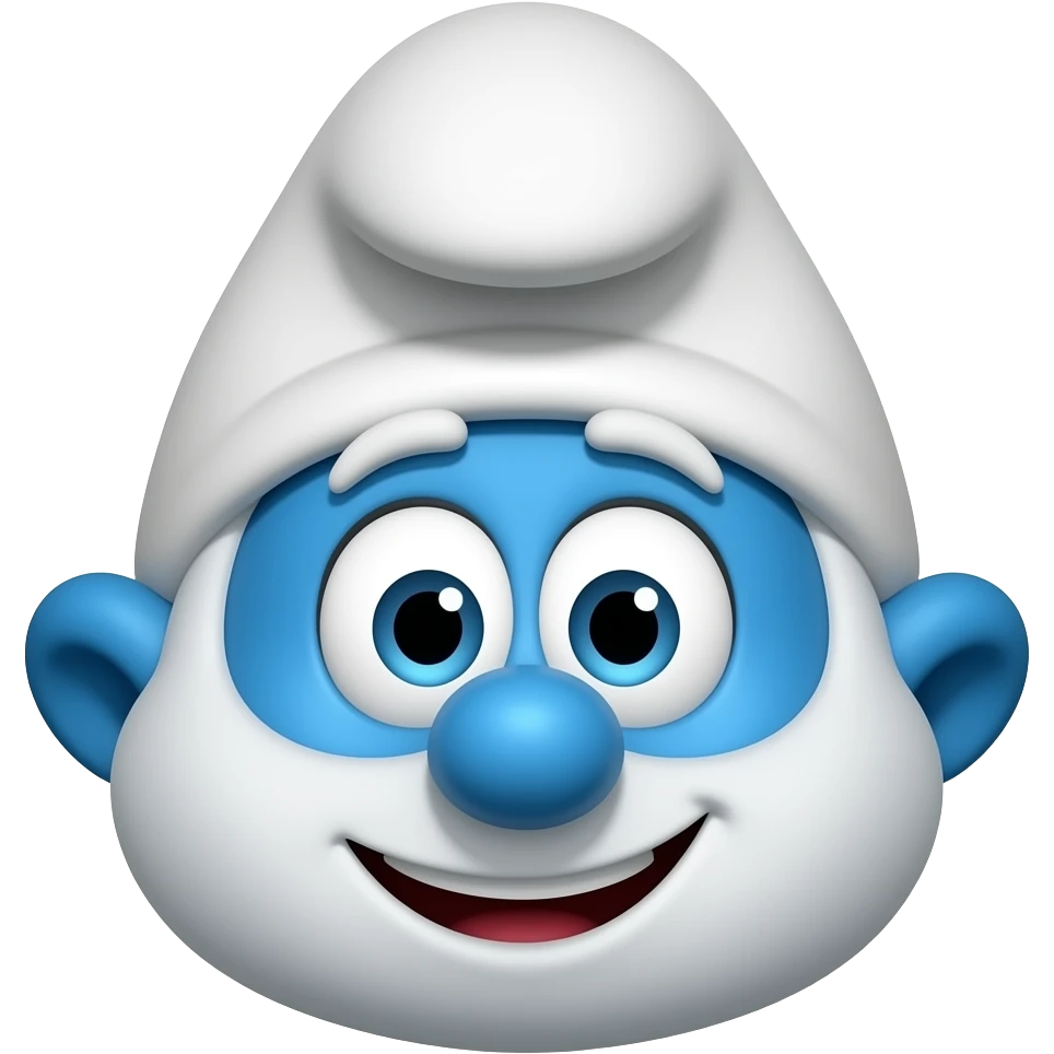Smurf emoji