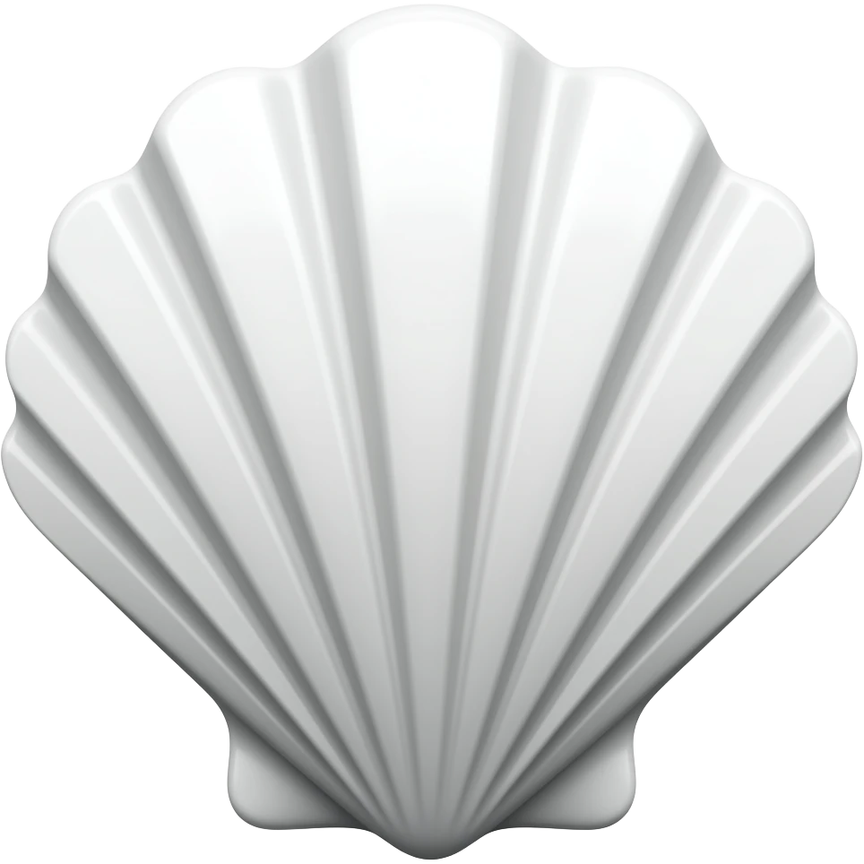 white shell emoji