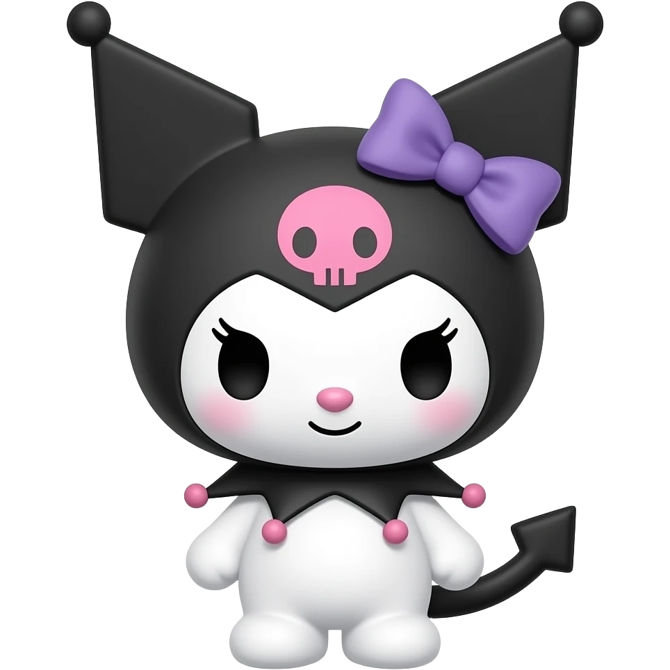 Kuromi kız emoji