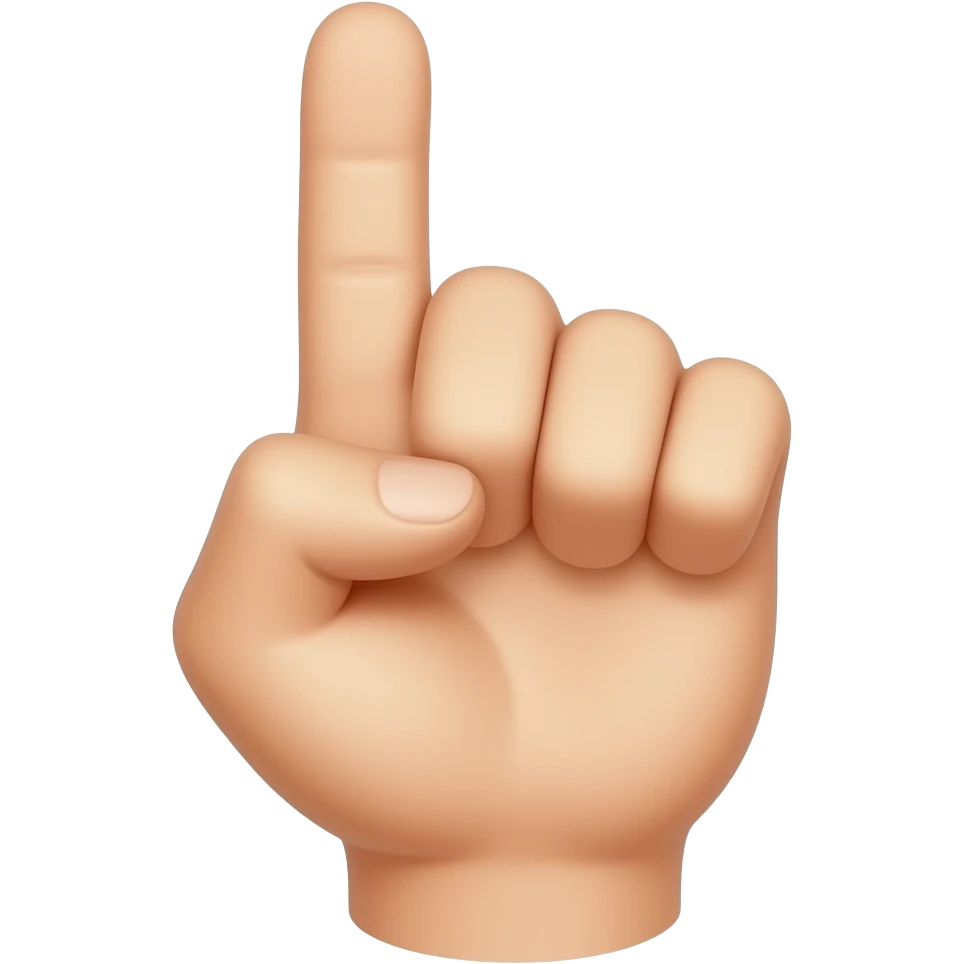 Middle finger emoji