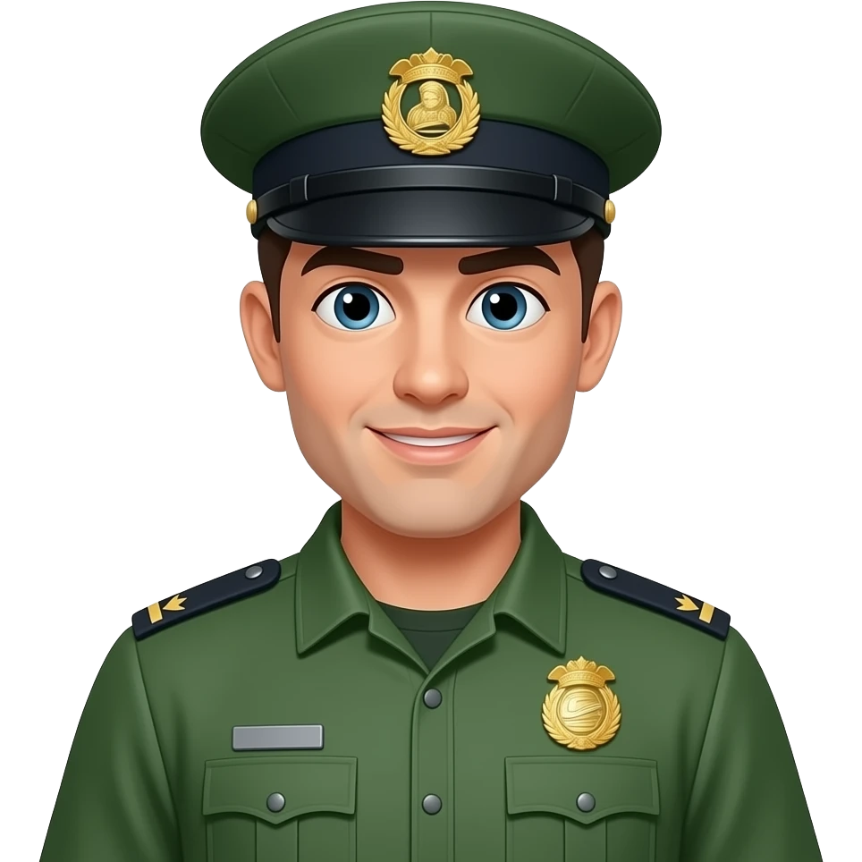 Green security emoji