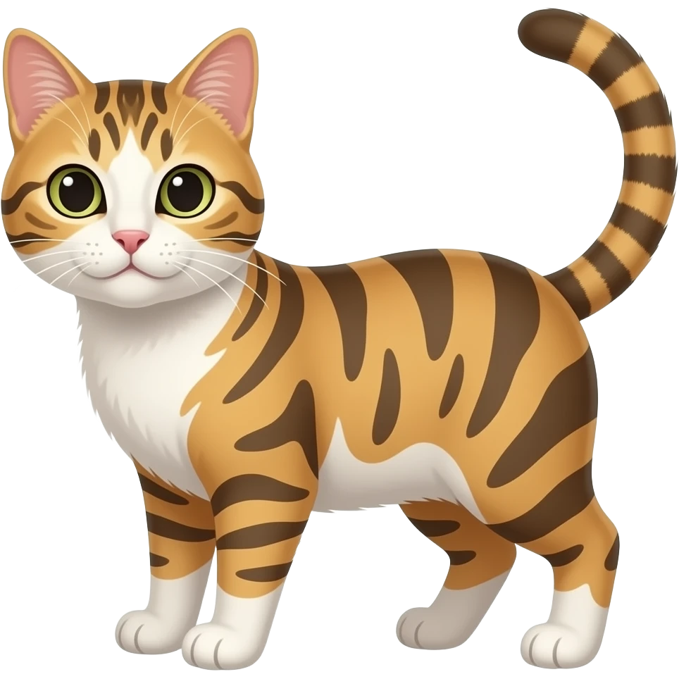 Cat art nouveau emoji