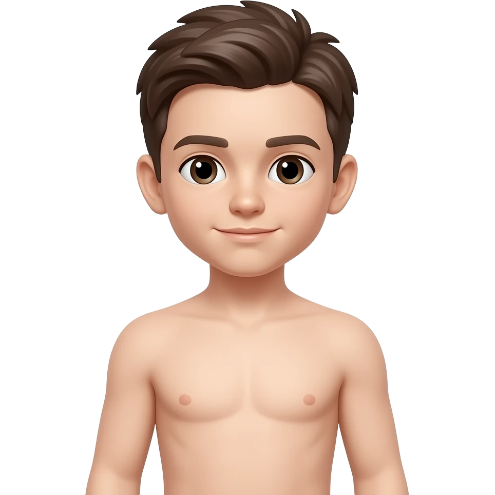 Boy naked full body tall nude emoji
