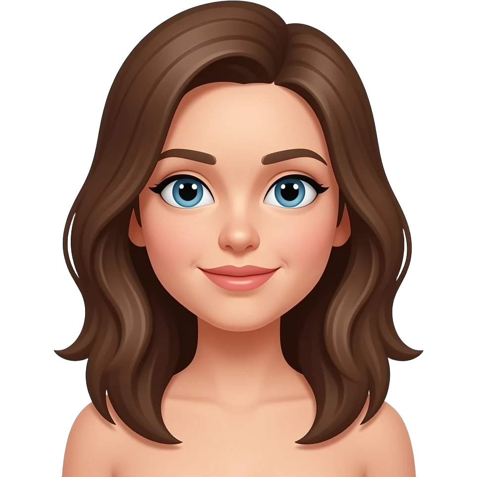 Topless girl emoji emoji