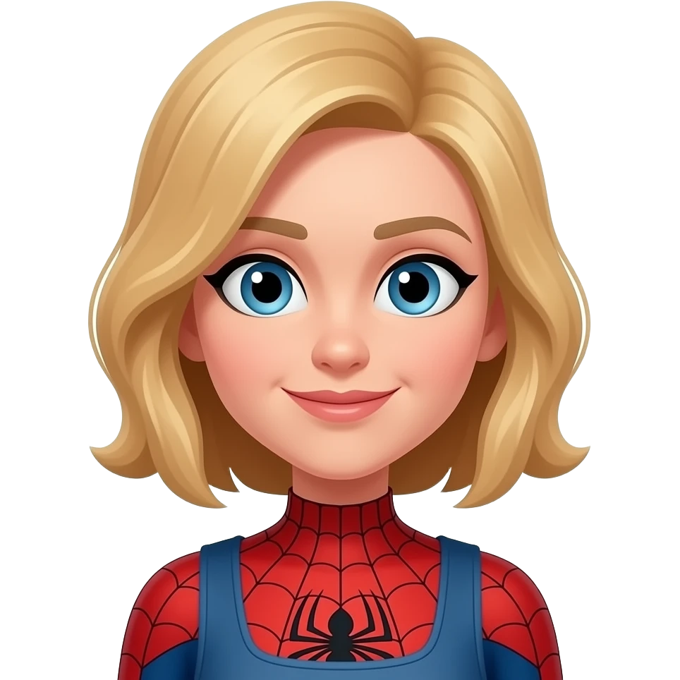 Gwen animated spiderman movie emoji