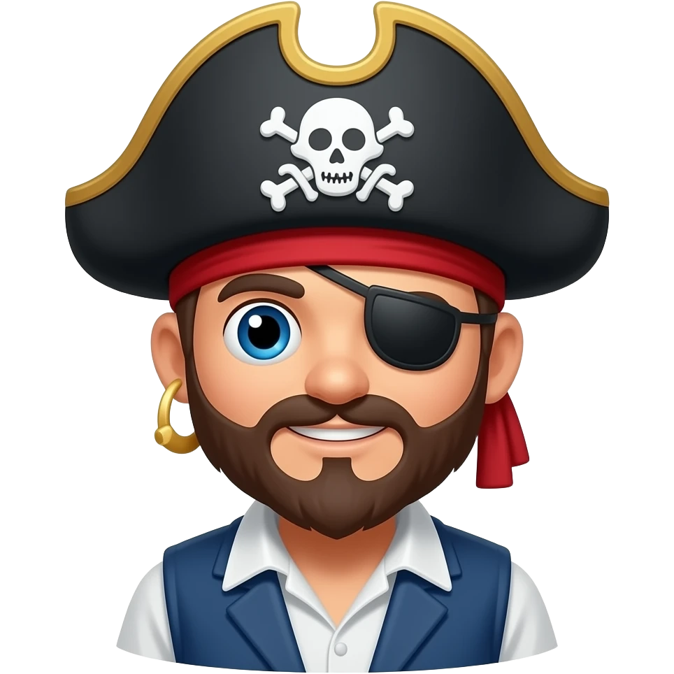 robot pirate emoji