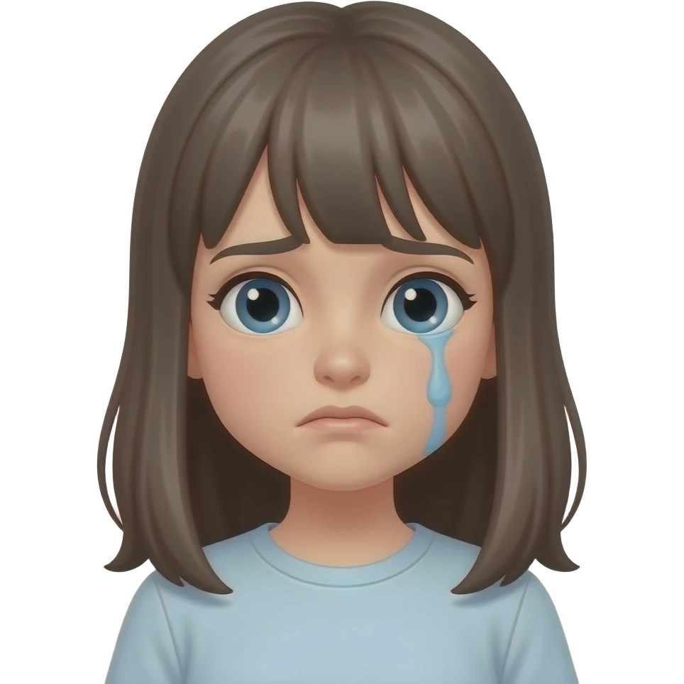 anxious girl emoji