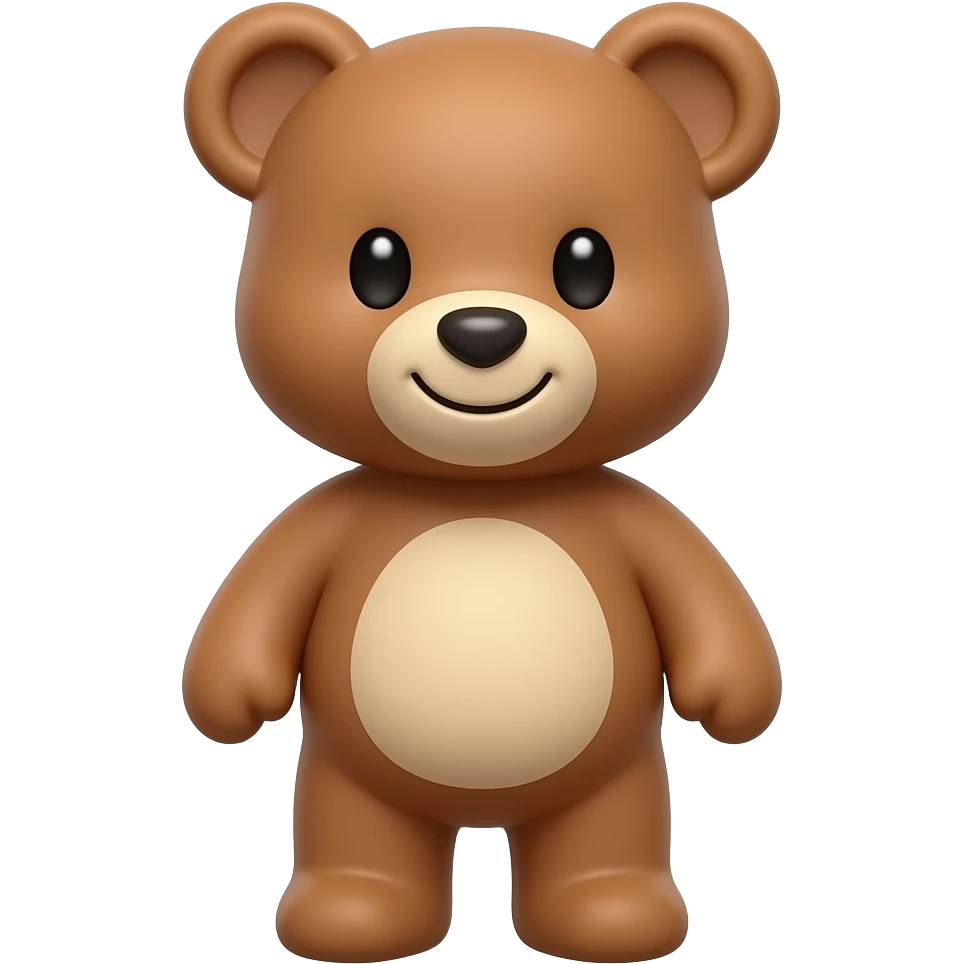 улыбающийся медвежонок emoji