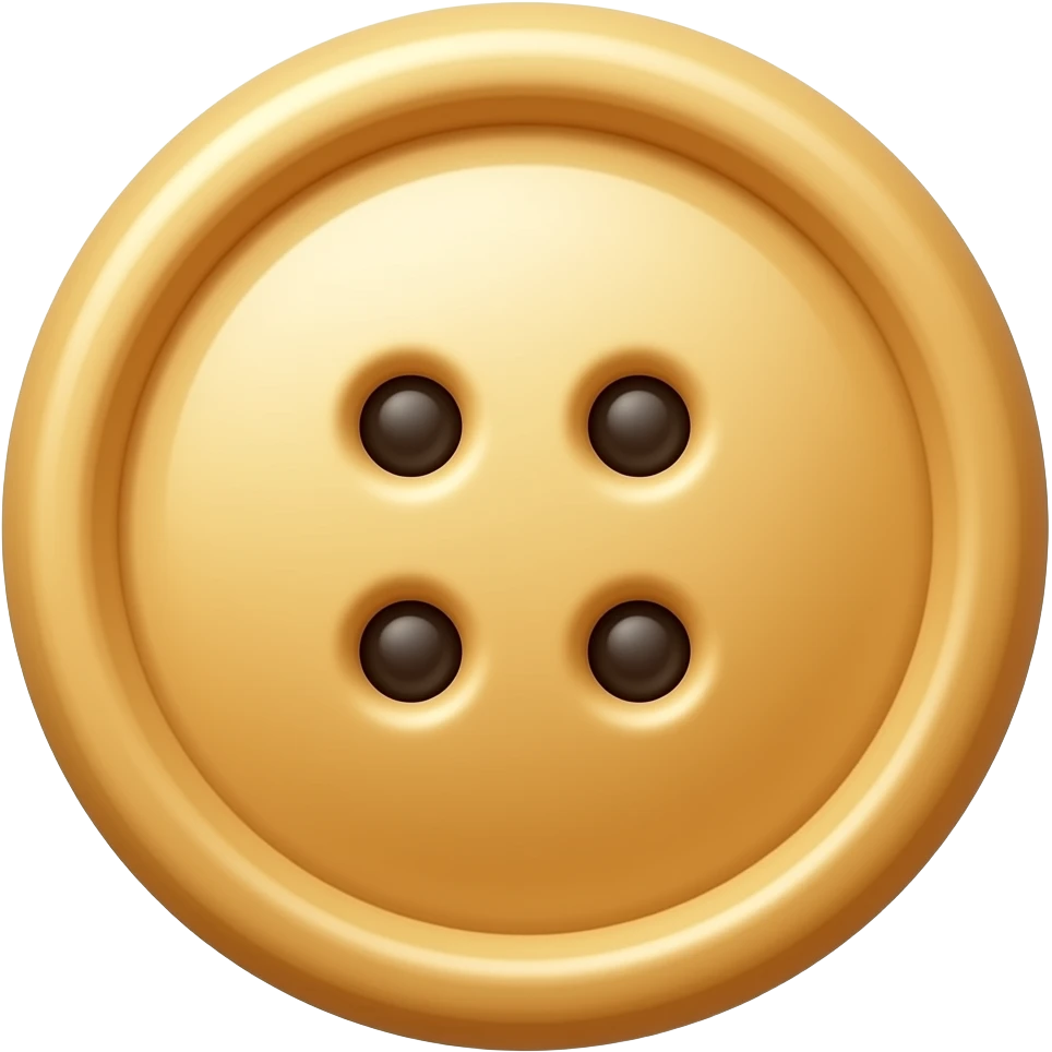 Cookie shaped like a button emoji