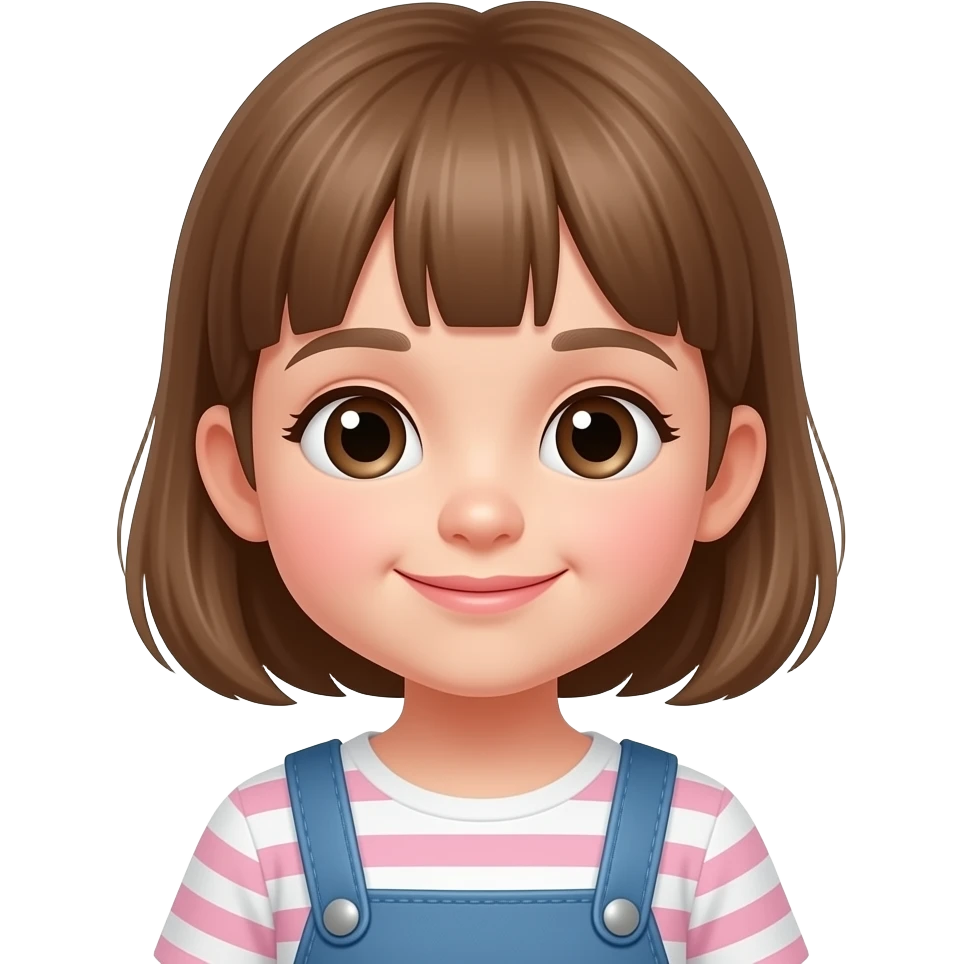 Cutest little girl in my house emoji