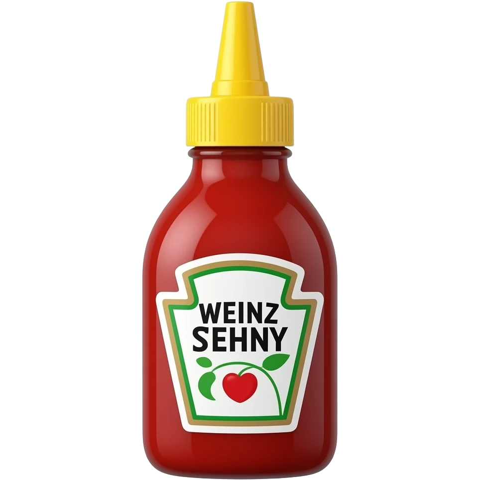 Un emoji représentant une bouteille de ketchup emoji