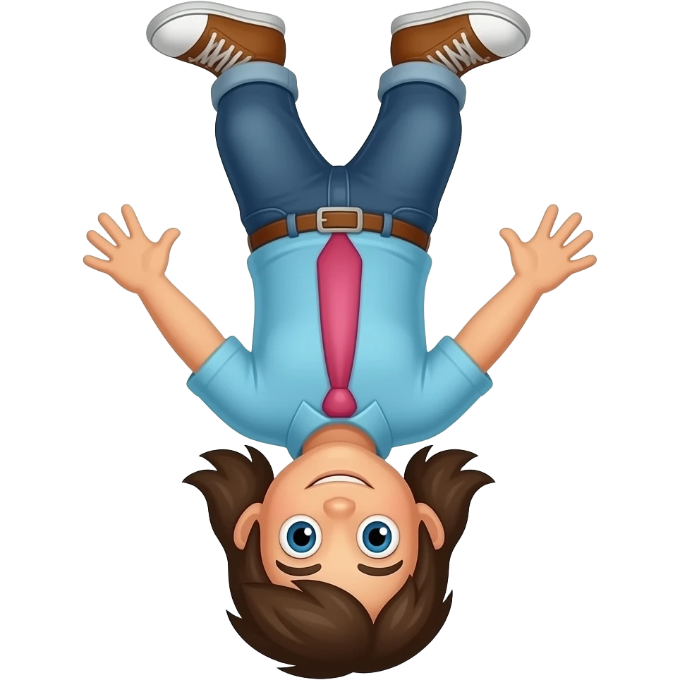 Flip upside down emoji