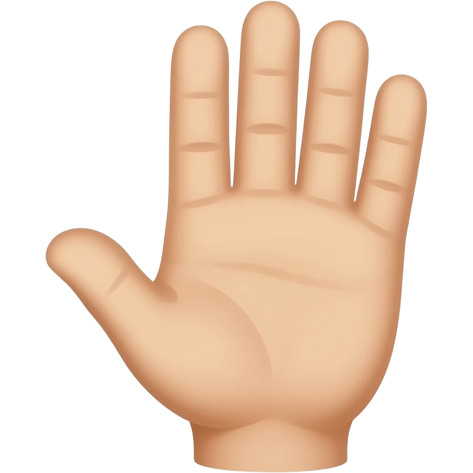 Hand emoji