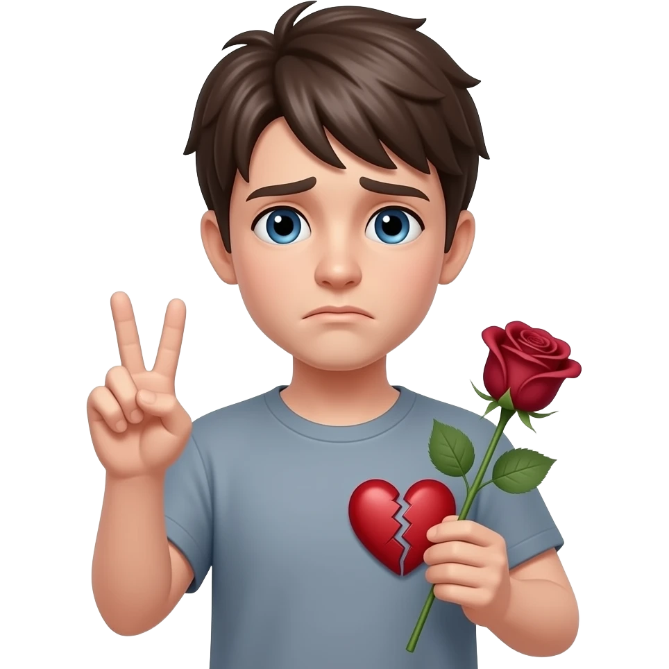 😭💔🥀✌ emoji