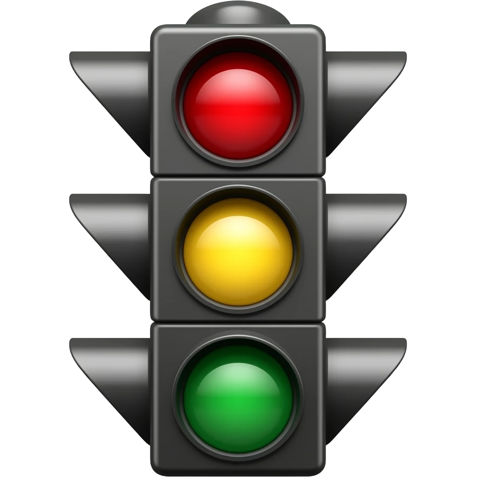 Traffic light emoji