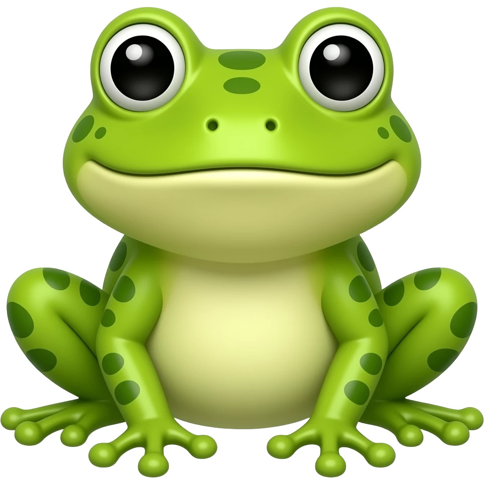 Frog fulled body emoji