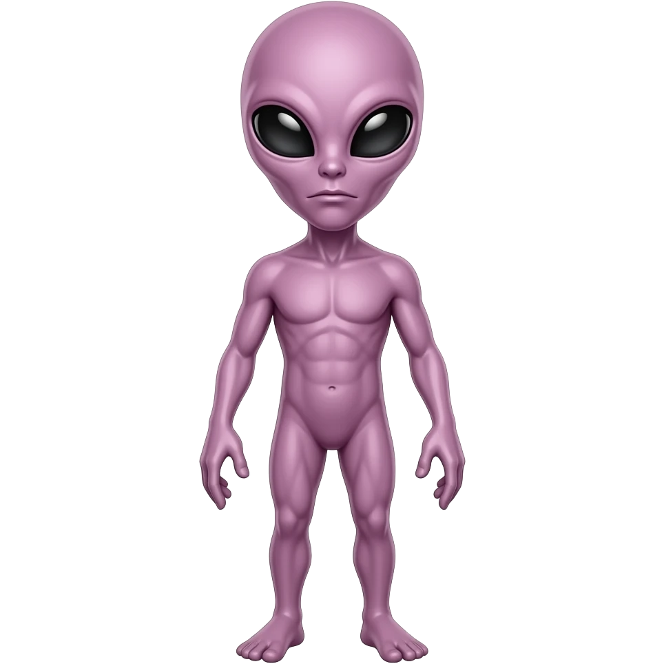 pink alien emoji