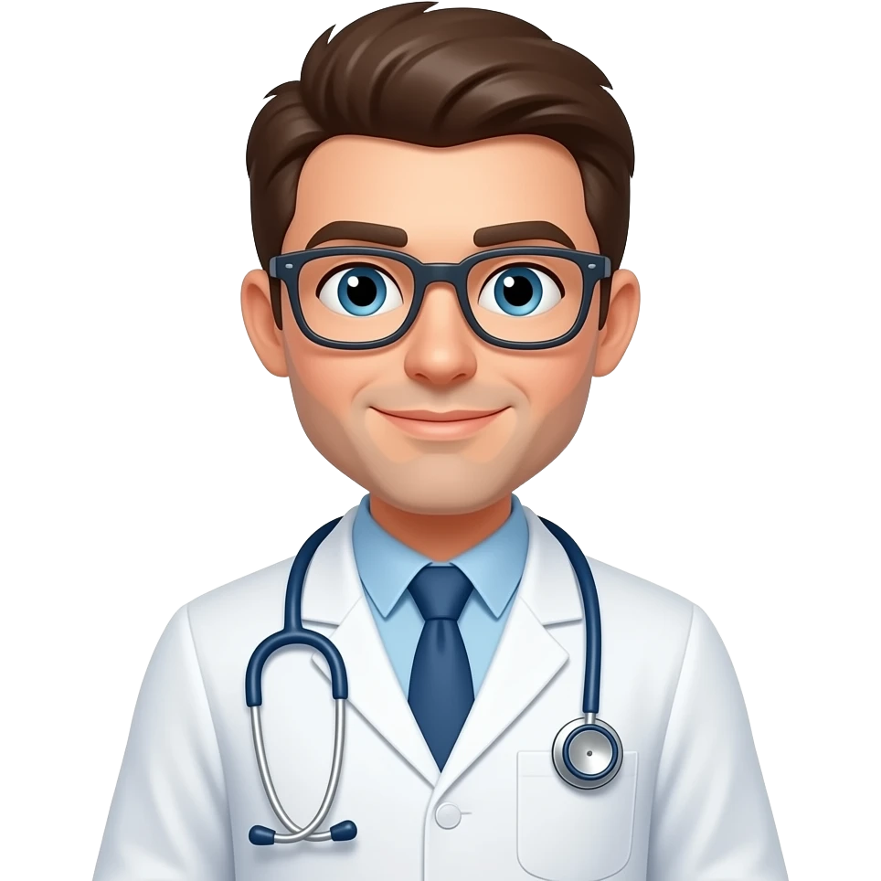 Doctor with stethoscope emoji