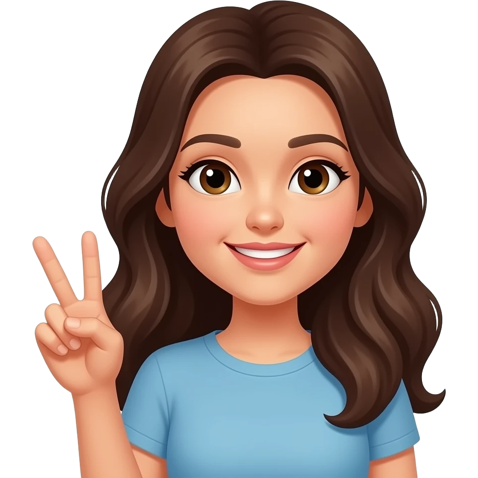 ✌️👩 emoji