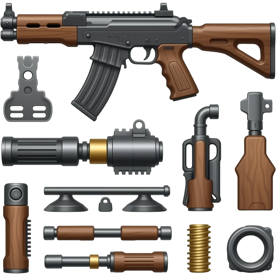 attachments guns emoji