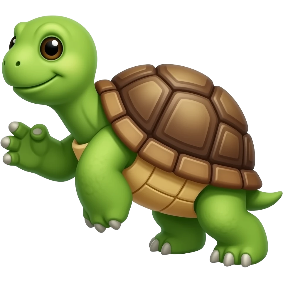 Snappy turtle emoji