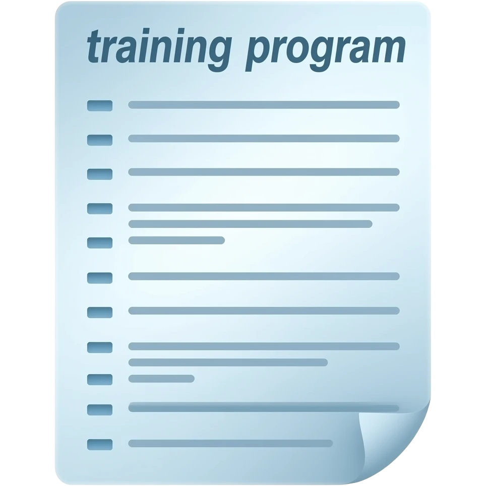 fully customized training program emoji