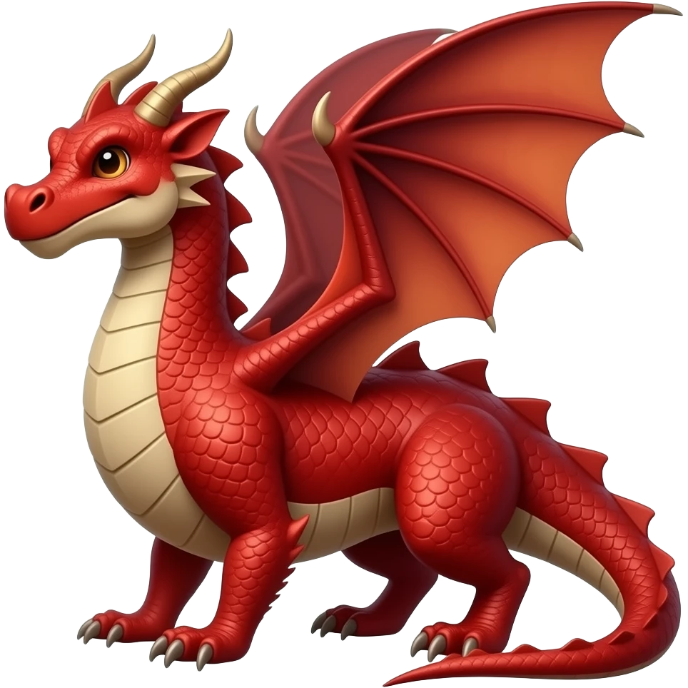 Dragón rojo emoji