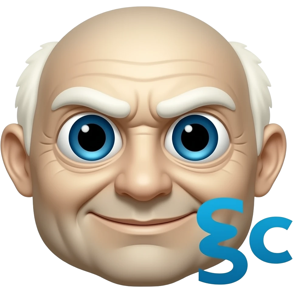 Blue sigma troll face emoji
