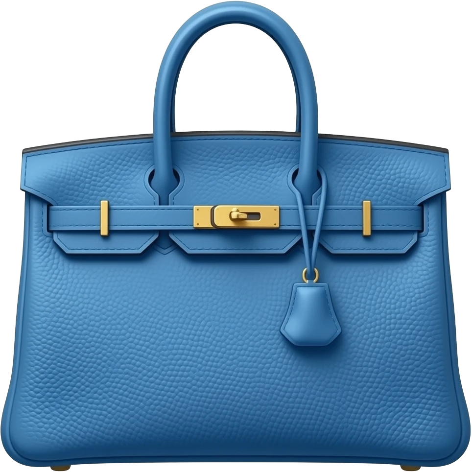 blue hermes bag emoji