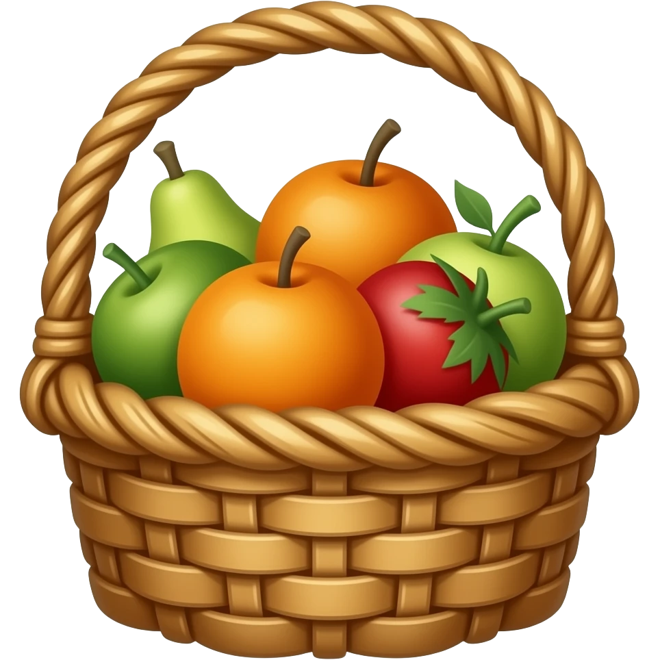 Fruits basket emoji