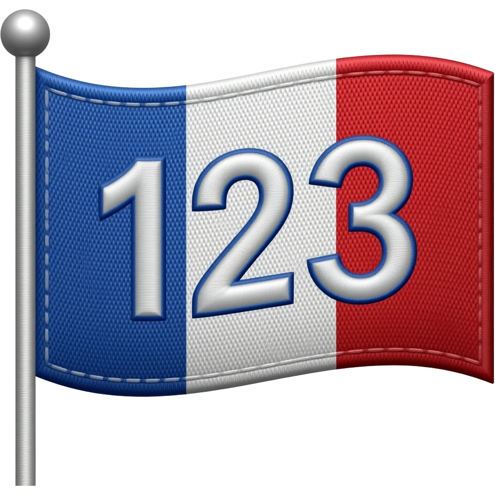123 flag emoji