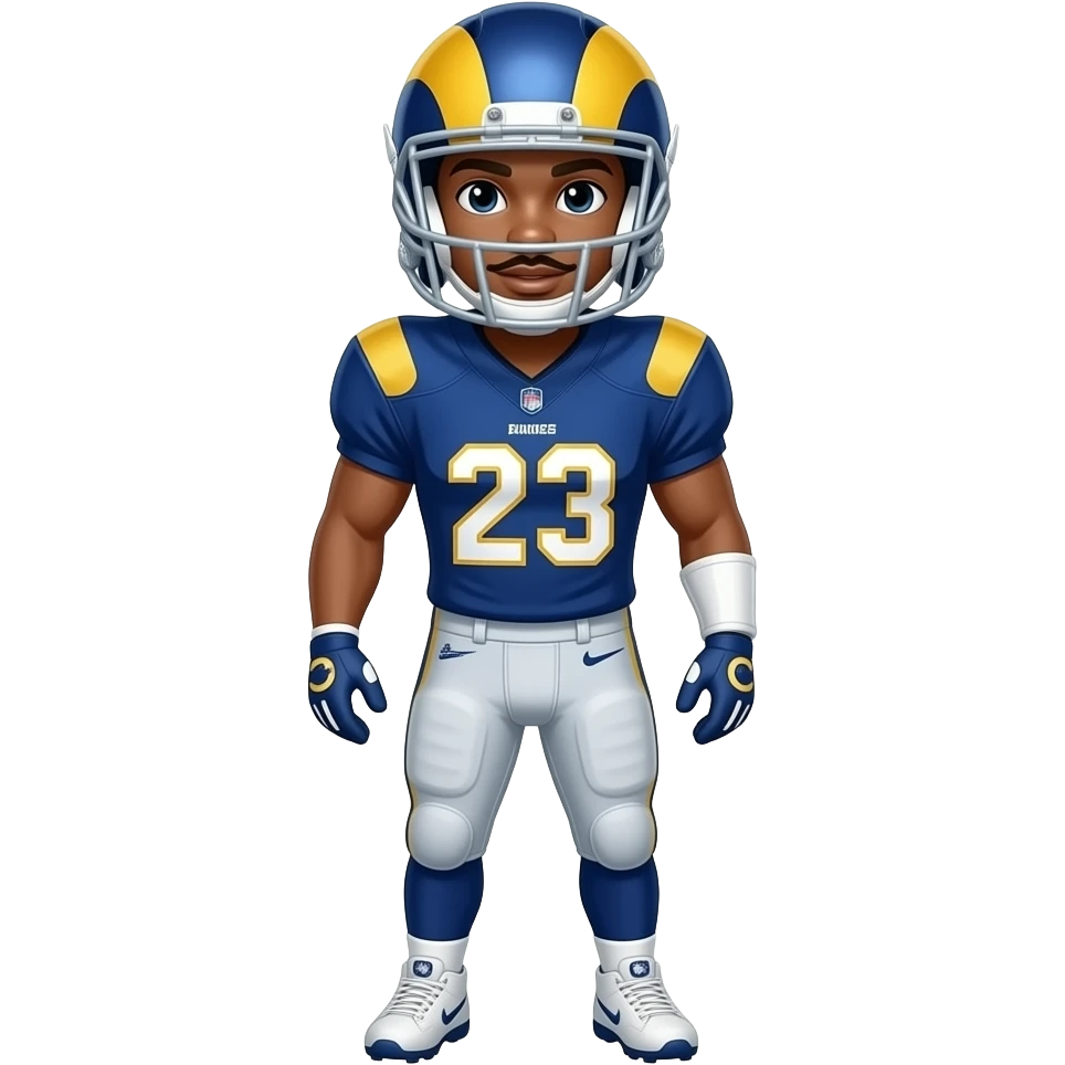 Rams football player emoji