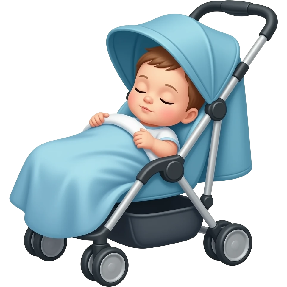 stroller nap time emoji