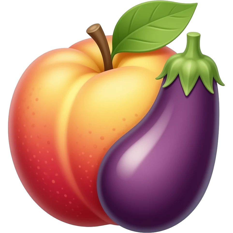 🍑🍆 emoji
