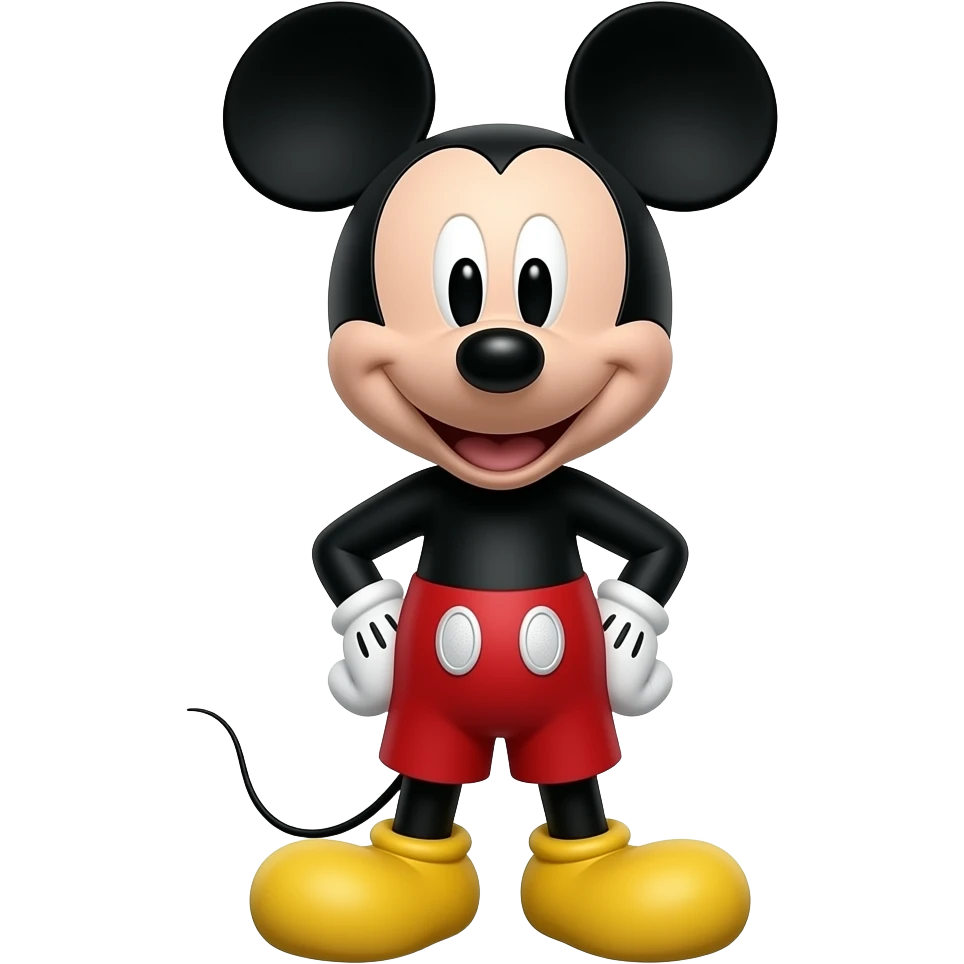 Mickey Mouse NASCAR emoji