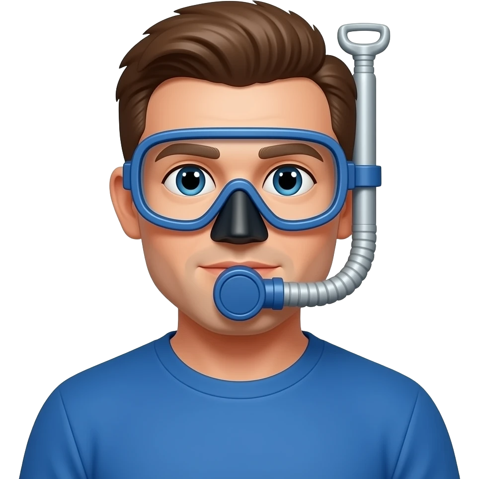 Make a man doing the scuba meme emoji