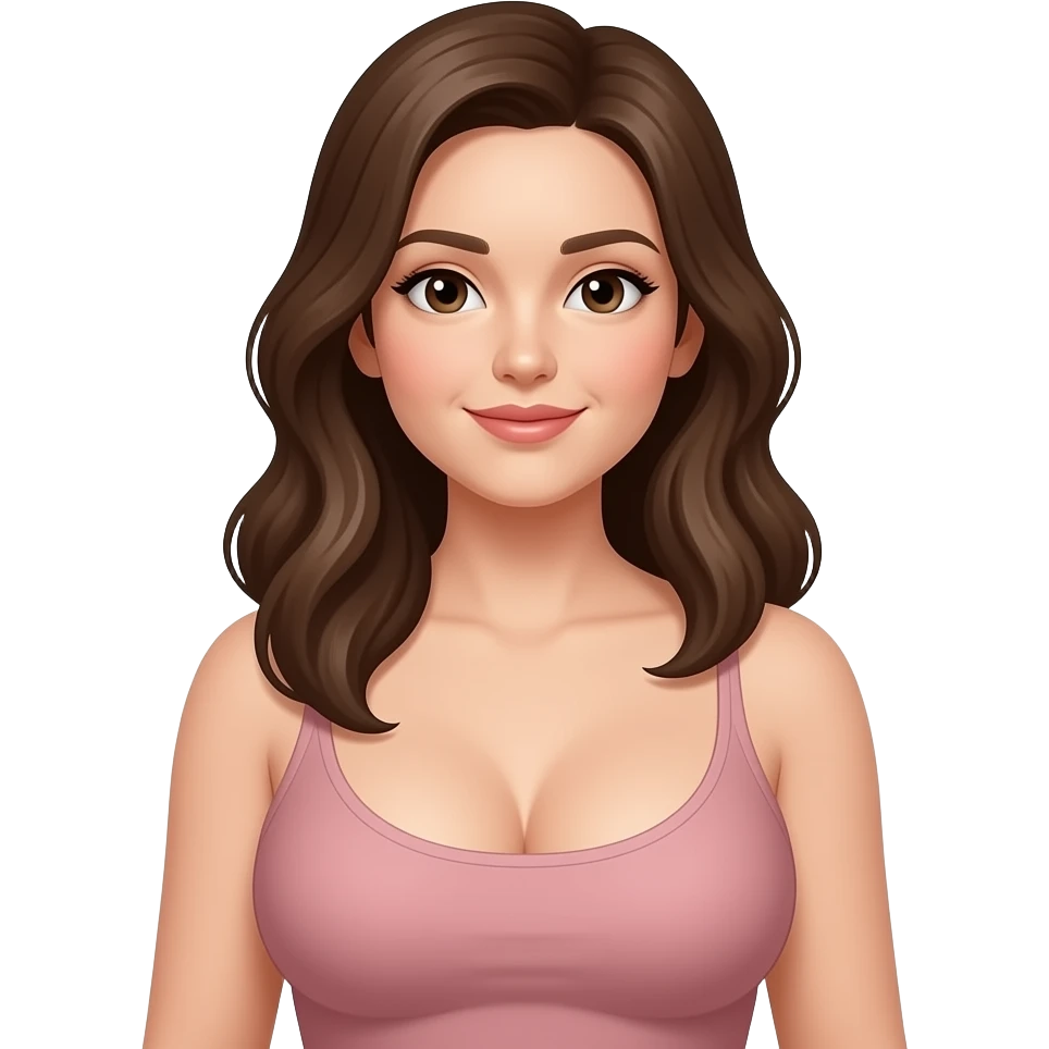 Mujer tetona emoji