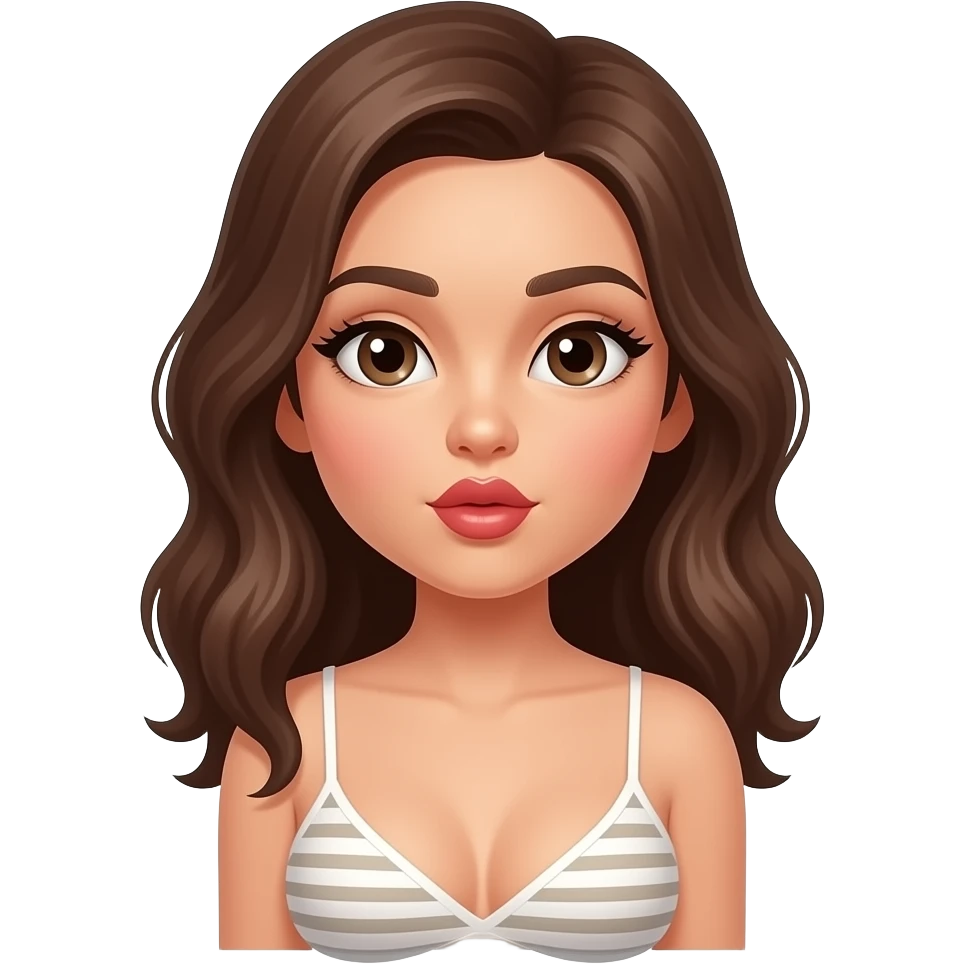 😗 with boobs emoji