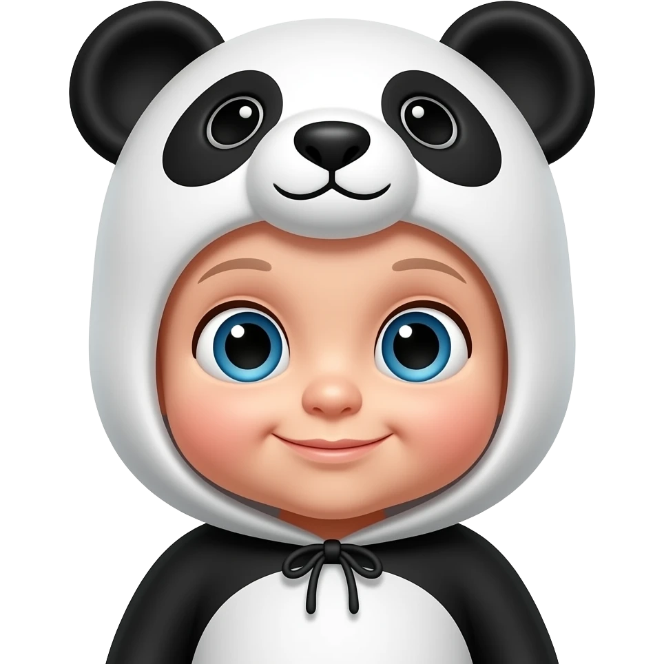 Малыш одеваться панда emoji
