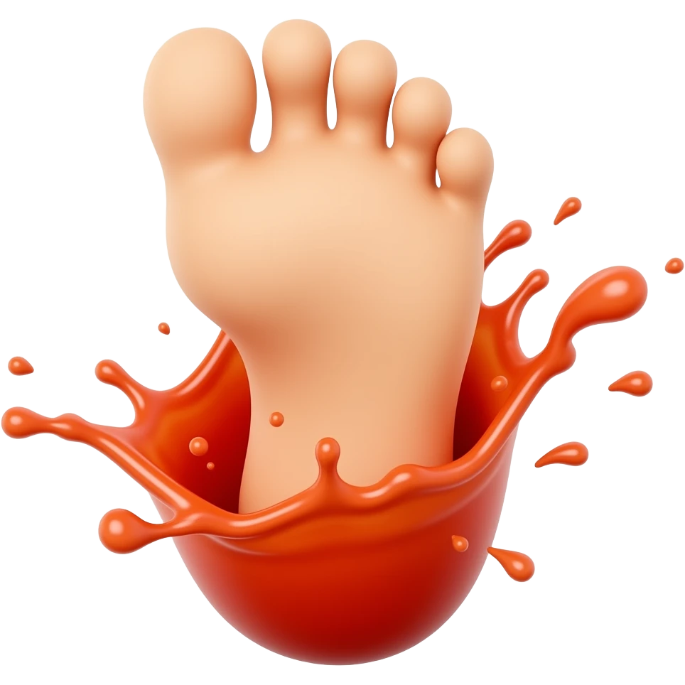 🍅💥🦶 emoji