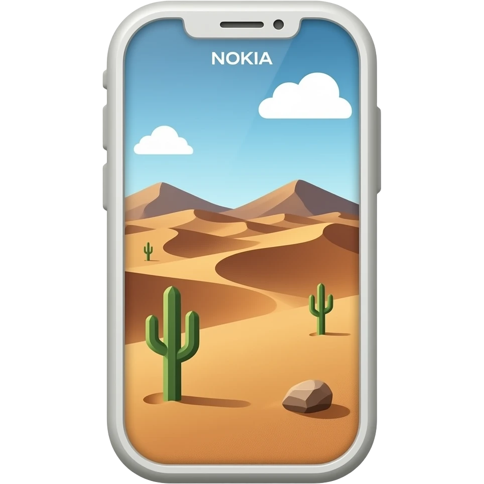 dry themed nokia emoji