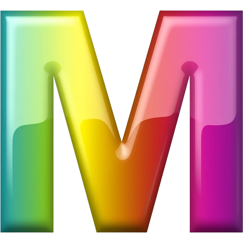 m und Farbe emoji