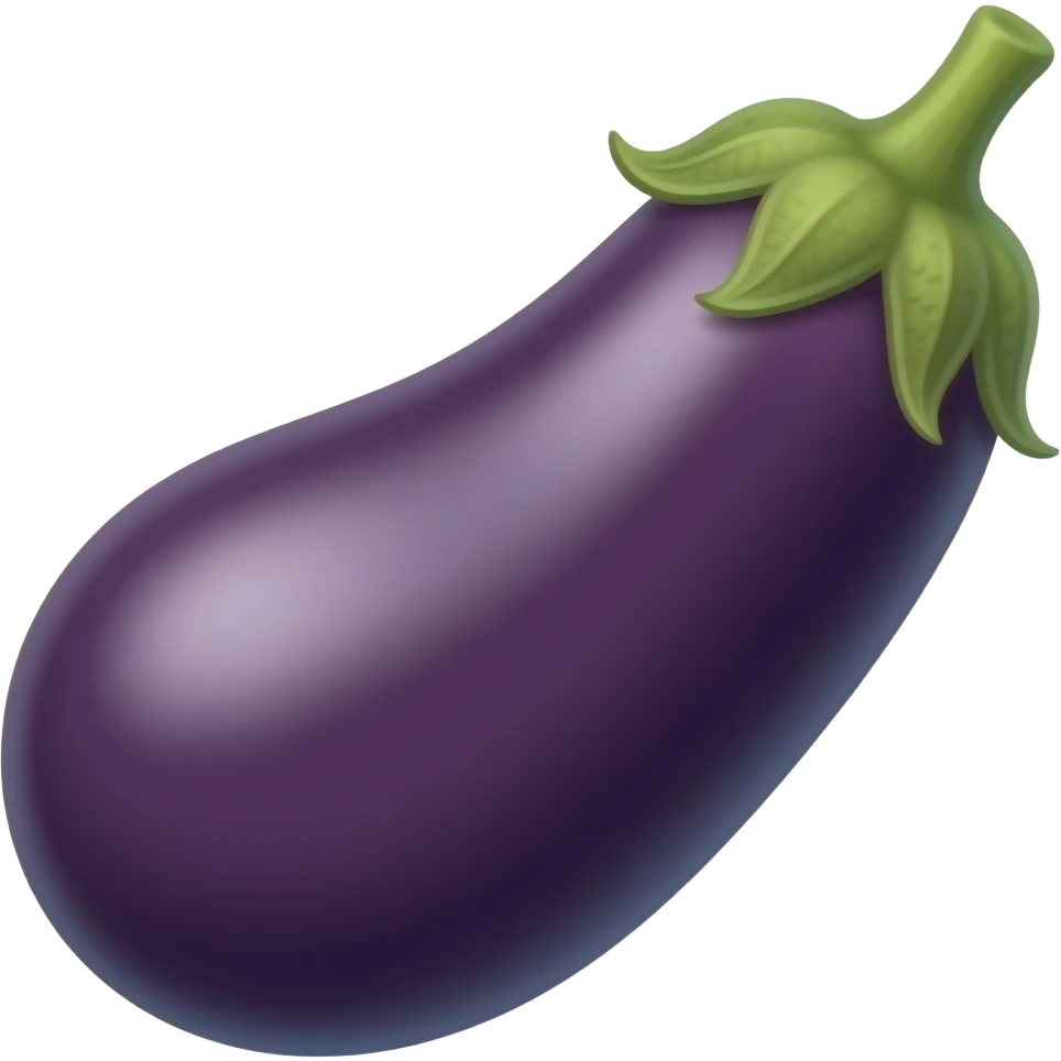 Seduction eggplant emoji
