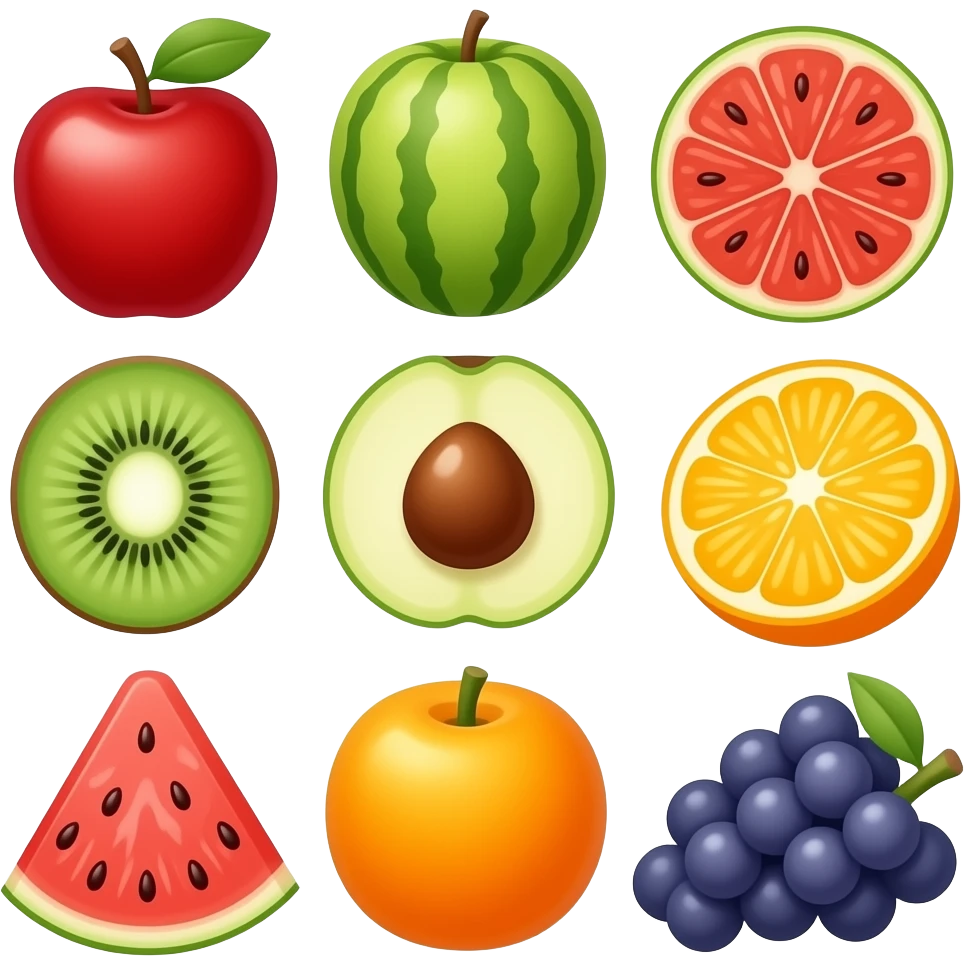 🍈🍉🍊🍋🍌🍍🥭🍎🍏🍐🍑🍒🍓🍅🍆🌽🌶🥒🥦 emoji
