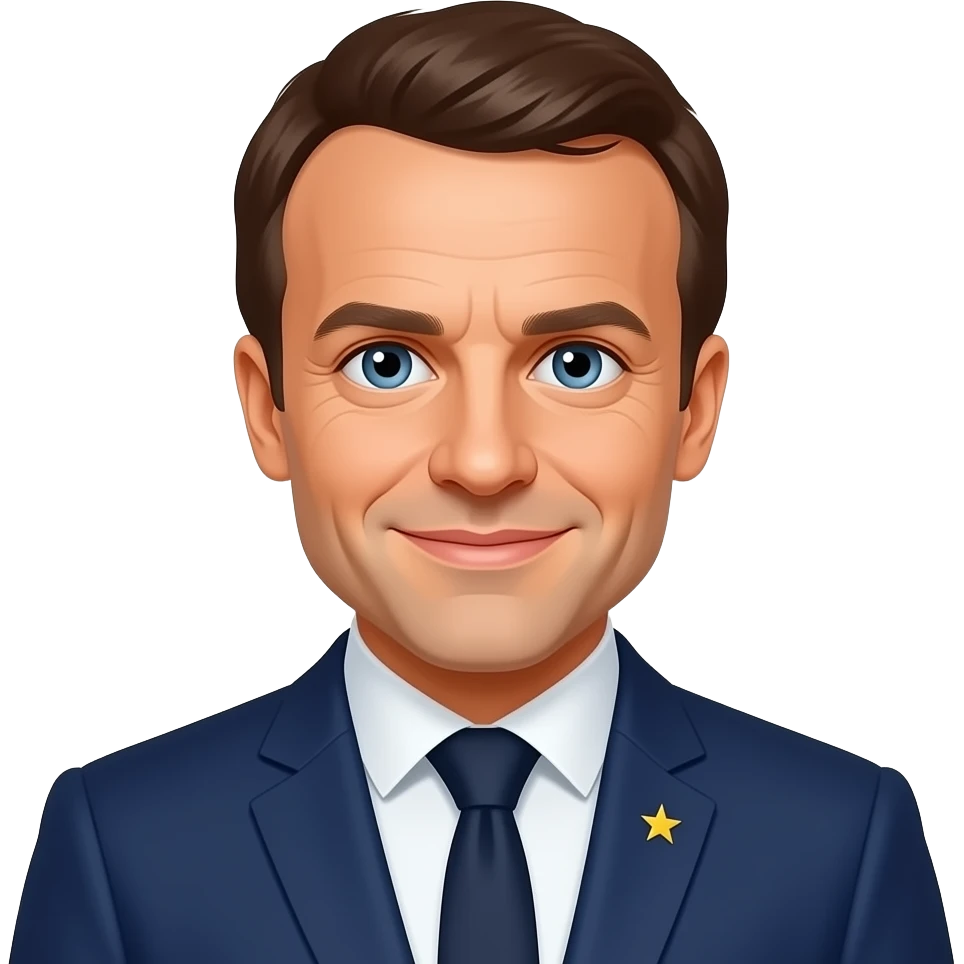 Emanuel Macron emoji