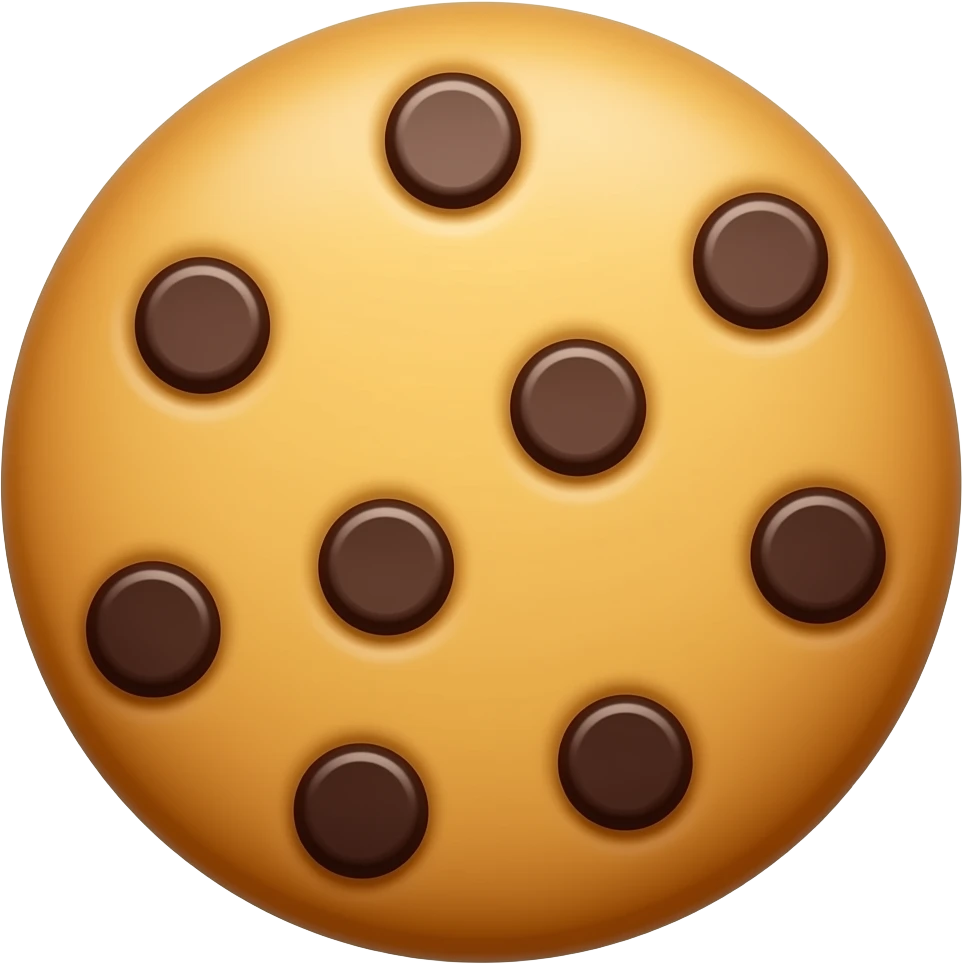 chocolate chip cookie emoji