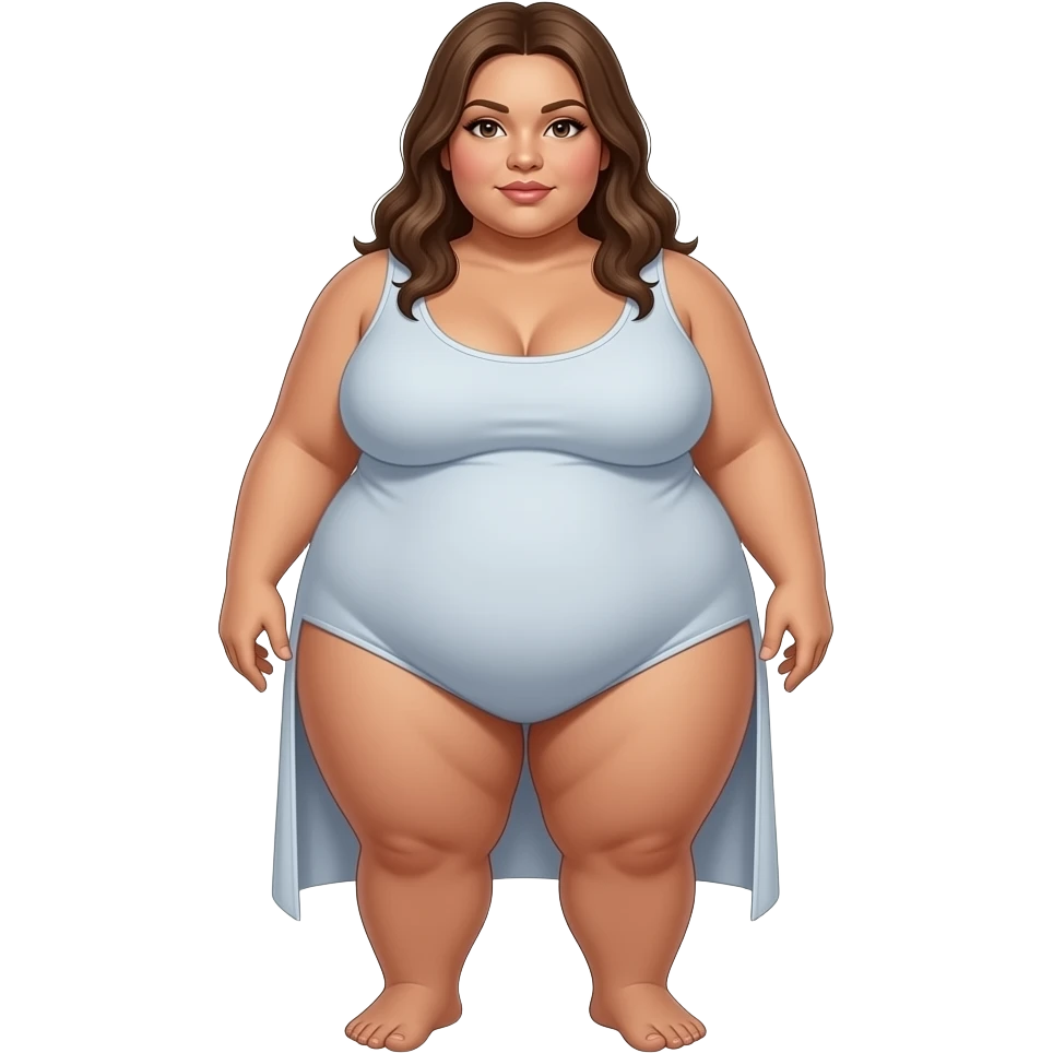A super sized BBW girl emoji