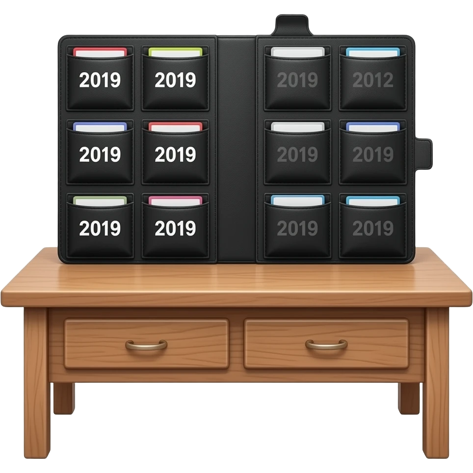 2019 number multipocket folder emoji